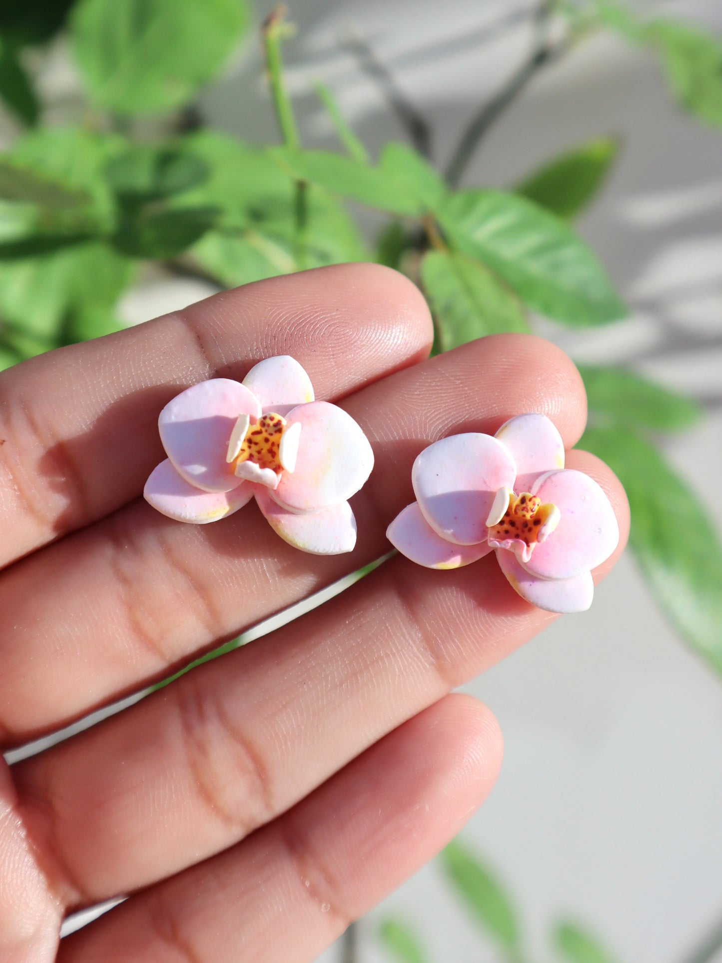 White Phalaenopsis Mini Studs (pre-order)