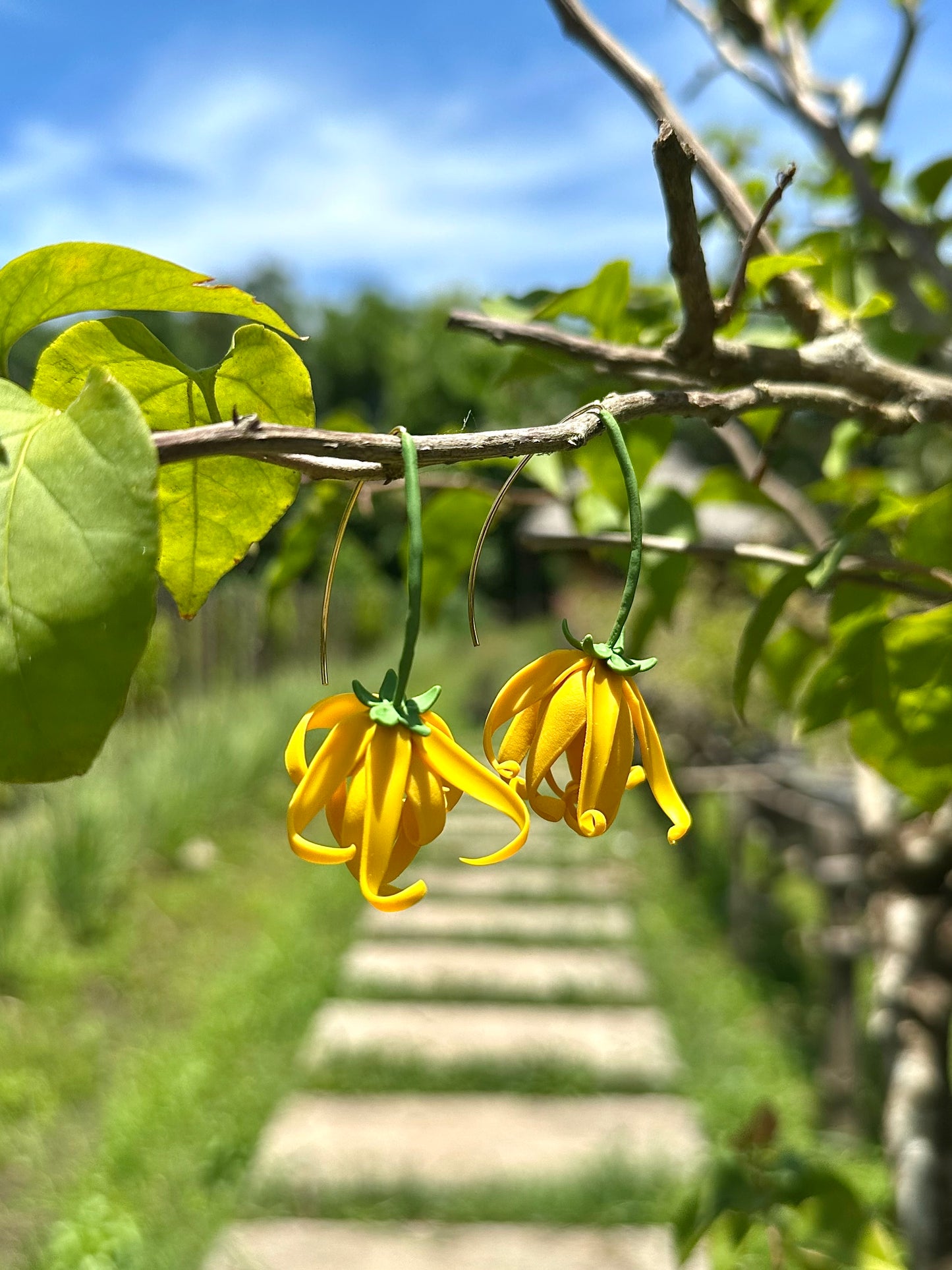 Ylang-ylang Drop Earrings (pre-order)