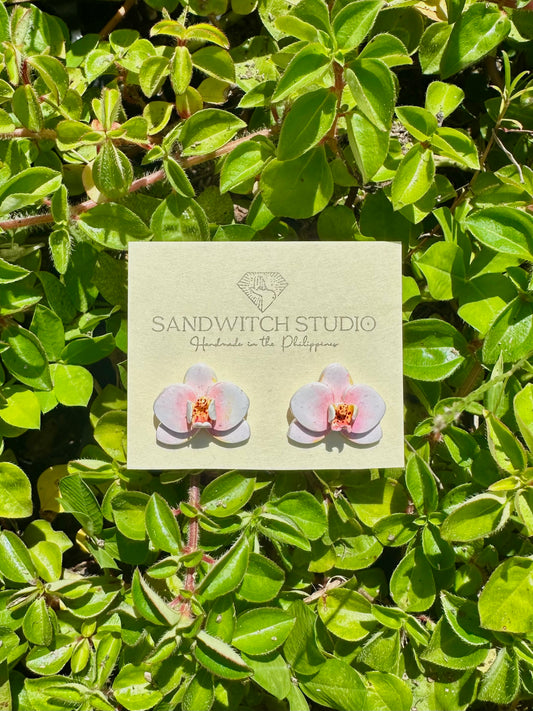 White Phalaenopsis Mini Studs (pre-order)