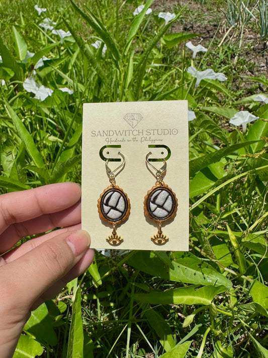 Broken Mirror Dangle Earrings